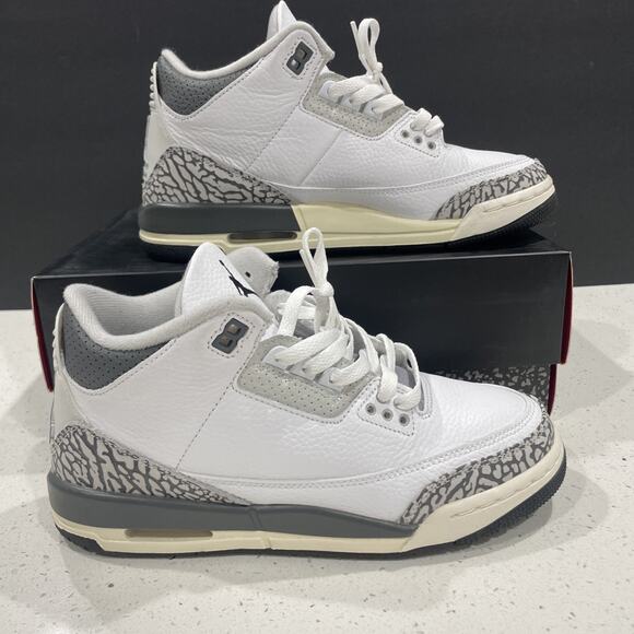 Jordan 3 Retro Hide N' Sneak Size 6.5Y /8W Black Elephant DX6665-100 - Picture 2 of 16